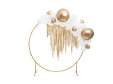 Rund Glossy Ballong guld