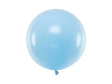 Round balloon 60 cm Pastel Baby Blue