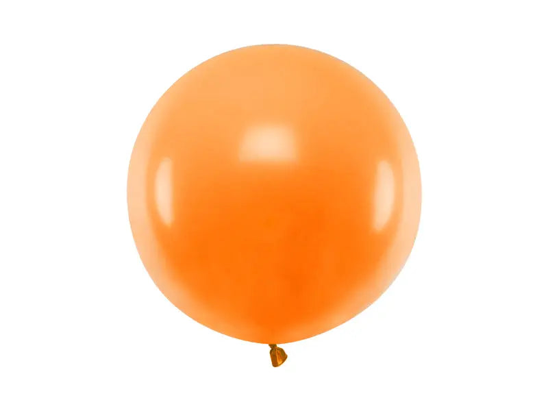 Round balloon 60 cm Pastel Mandarin Orange