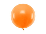 Round balloon 60 cm Pastel Mandarin Orange