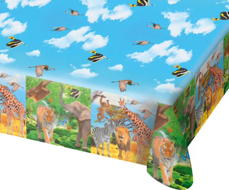 Safari Party duk 180x130cm - Bordsduk