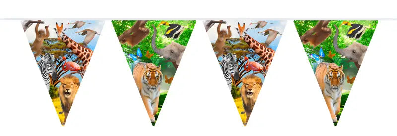 Safari Party Garland - 10 meter - Girlang