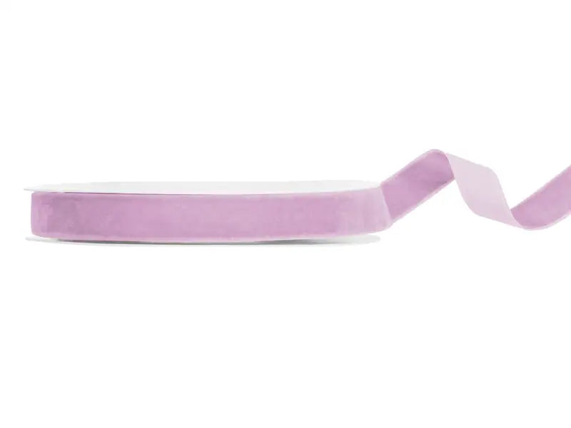 Velour ribbon lavendel 15mm/10m