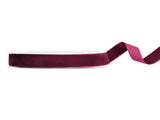 Velour ribbon purple 15mm/10m