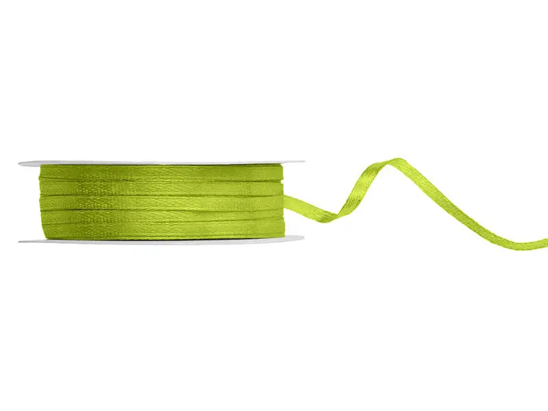 Satin Ribbon green apple 3mm/50m