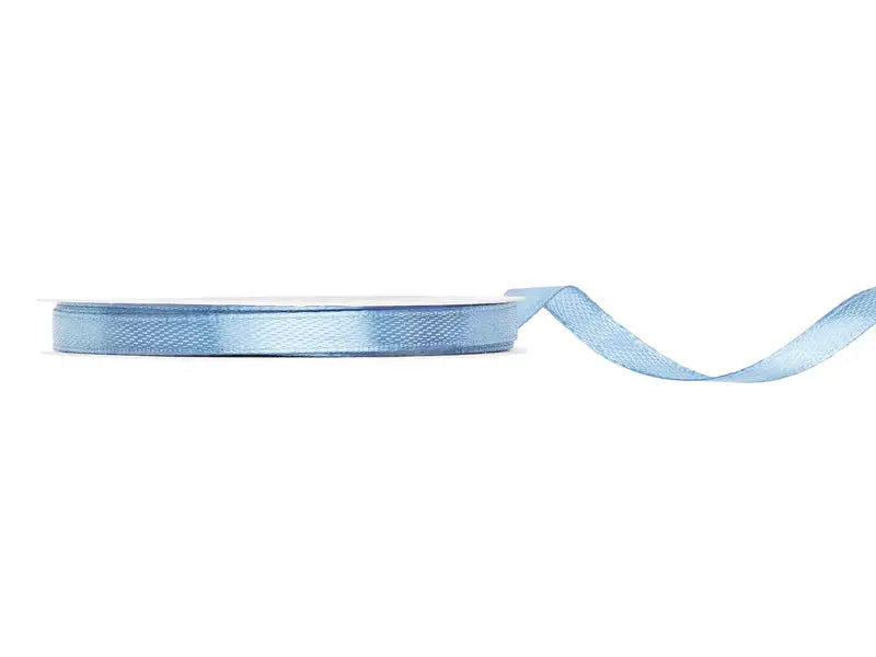 Satin Ribbon misty blue 6mm/25m