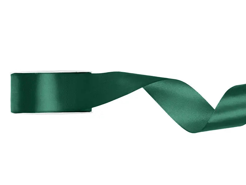 Satin Ribbon bottle green 25mm/25m (1 pc. / 25 lm)