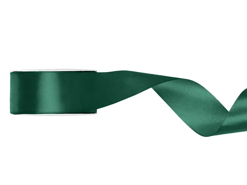 Satin Ribbon bottle green 38mm/25m