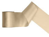 Satin Ribbon cold gold 100mm/25m