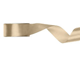 Satin Ribbon cold gold 25mm/25m