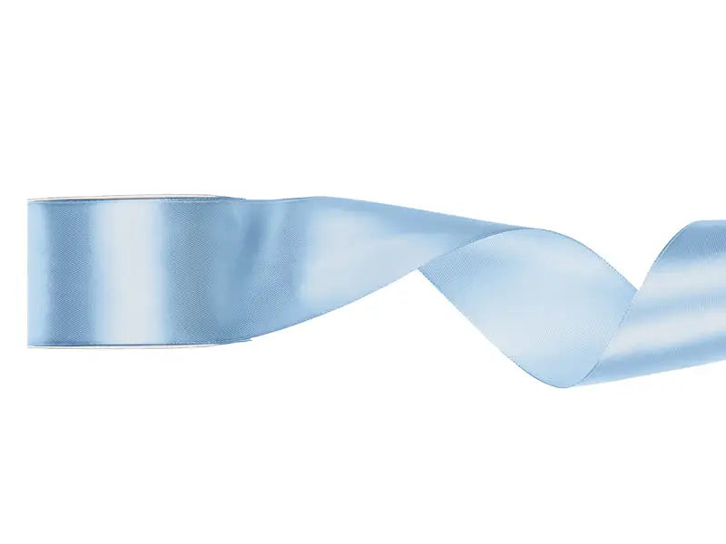 Satin Ribbon light misty blue 50mm/25m