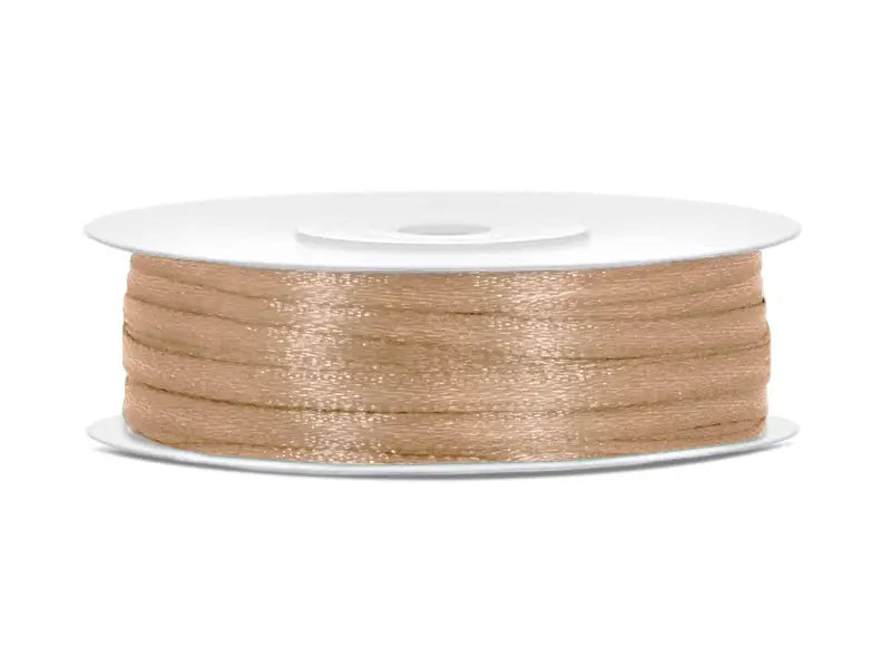 Satinband ljusguld 3 mm