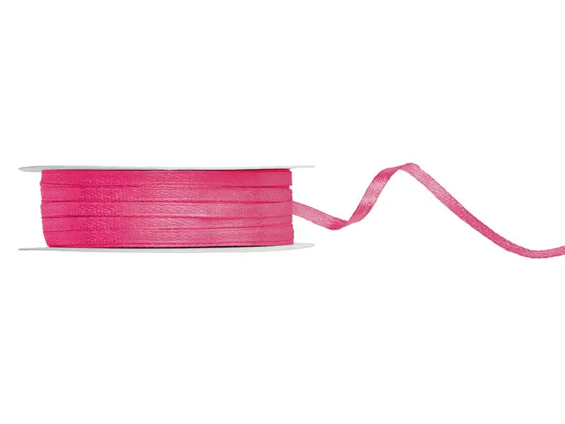 Satin Ribbon dark pink 3mm/50m