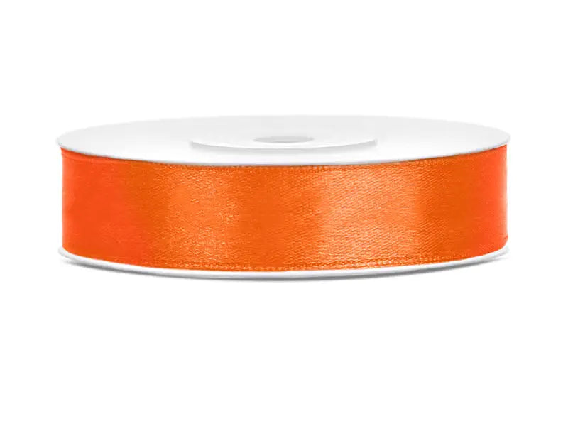 Satinband Orange 12 mm