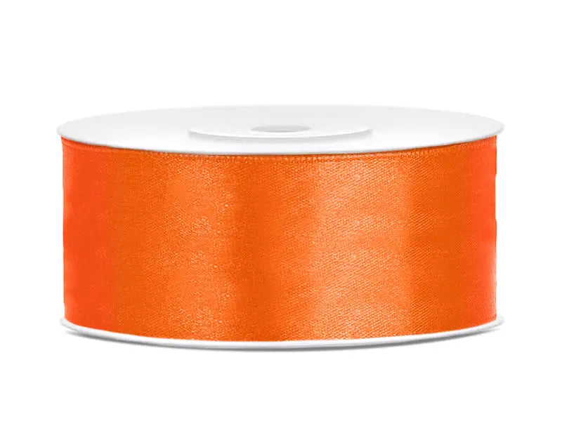 Satinband Orange 25 mm