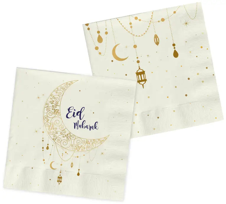 Servetter Eid Mubarak 33 x 33 cm - 20 pack - Servetter