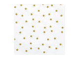 Servetter Stars guld 33x33 cm