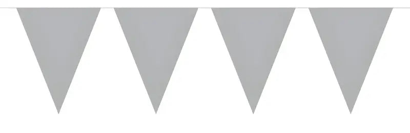 Silver Plain Bunting XL - 6 meter - Girlang