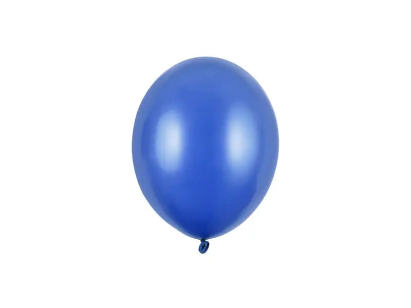 Starka Ballonger 12 cm Blå Metallic 100-pack