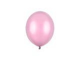 Starka Ballonger 12 cm Candyrosa Metallic 100-pack