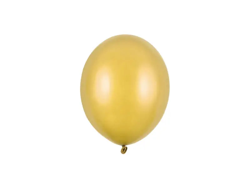 Starka Ballonger 12 cm Guld Metallic 100-pack