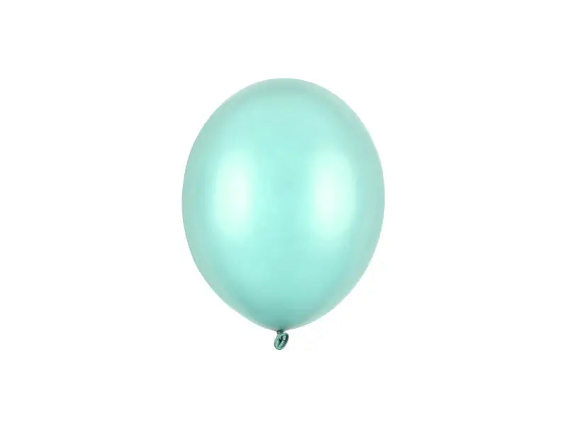 Starka Ballonger 12 cm Mintgrön Metallic 100-pack