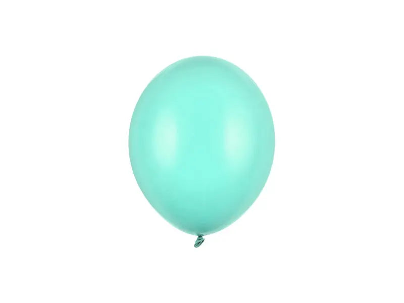 Starka Ballonger 12 cm Pastell Ljusmynta (100 pack)