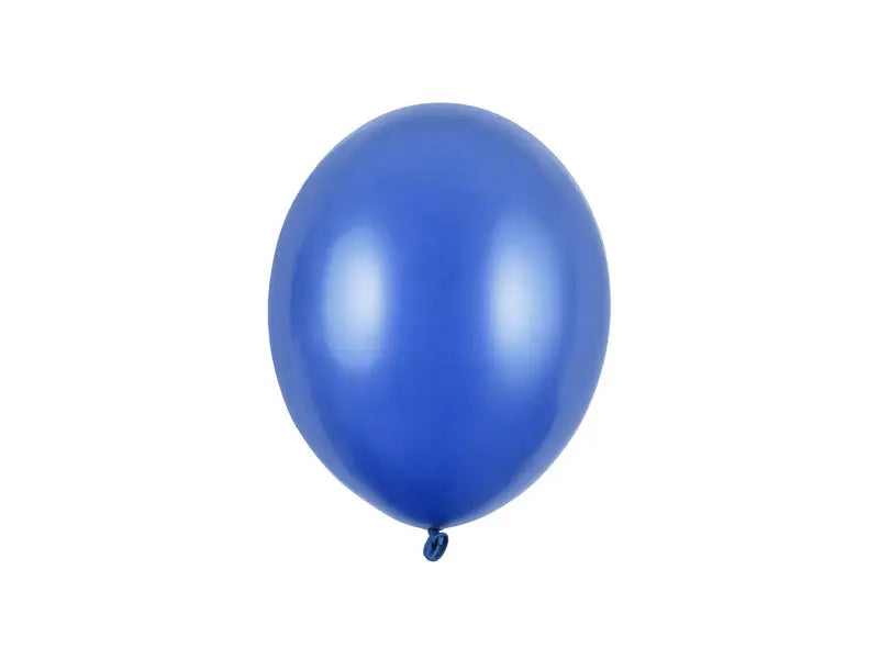 Starka Ballonger 23 cm Metallisk Blå 100-pack