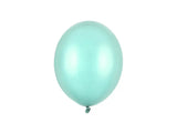 Starka Ballonger 23 cm Metallisk Mintgrön 100-pack