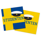 Student Party Servetter 33 x 33 cm - 20 pack - Servetter