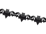 Tissue garland Bats svart