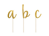 Toppers Alphabet guld