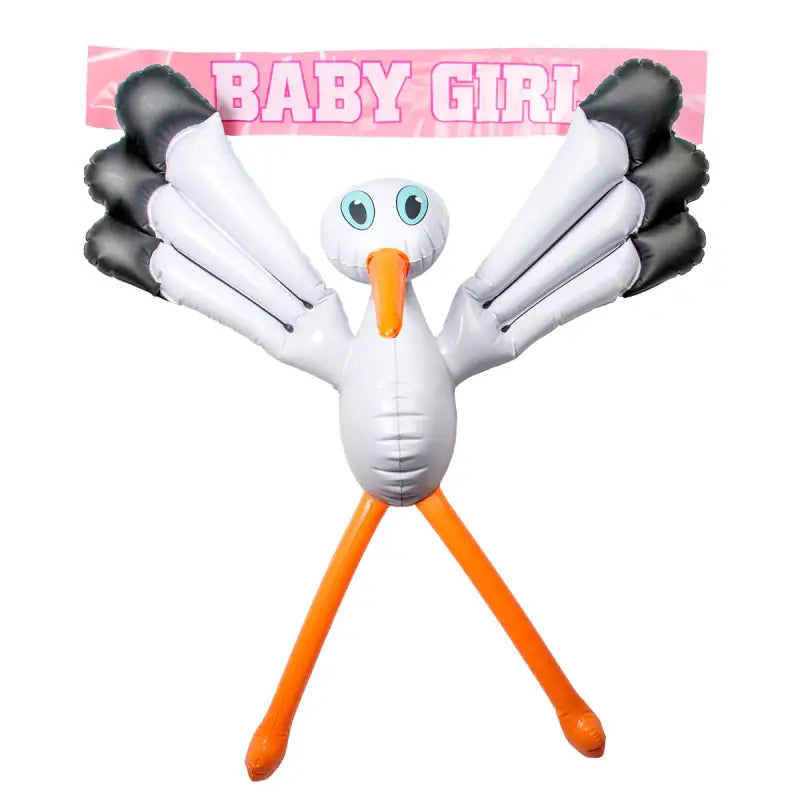 Uppblåsbar Stork Boy / Girl - 75cm - Uppblåsbar dekoration