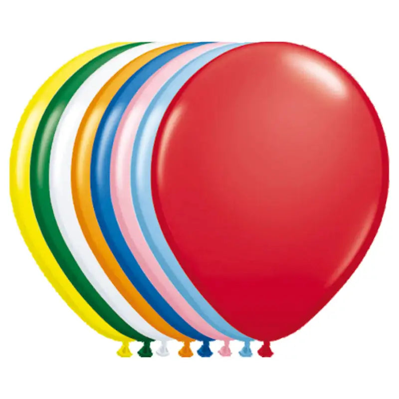 Ballonger flerfärgade - 23 cm - 50 st - Ballong