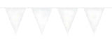 White Glitter Bunting - 6 meter - Girlang